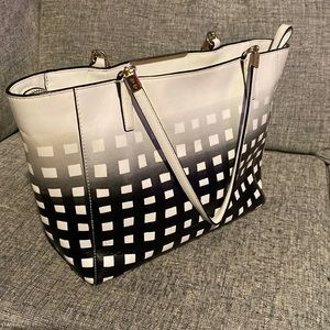 Black & White Coach Tote